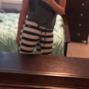 Striped Hollister comfy pants.